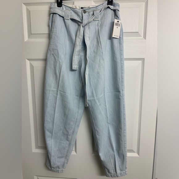 Polo Ralph Lauren Denim - NWT Polo Ralph Lauren Belted Tapered Jeans 100% Cotton High Rise Barrel Style